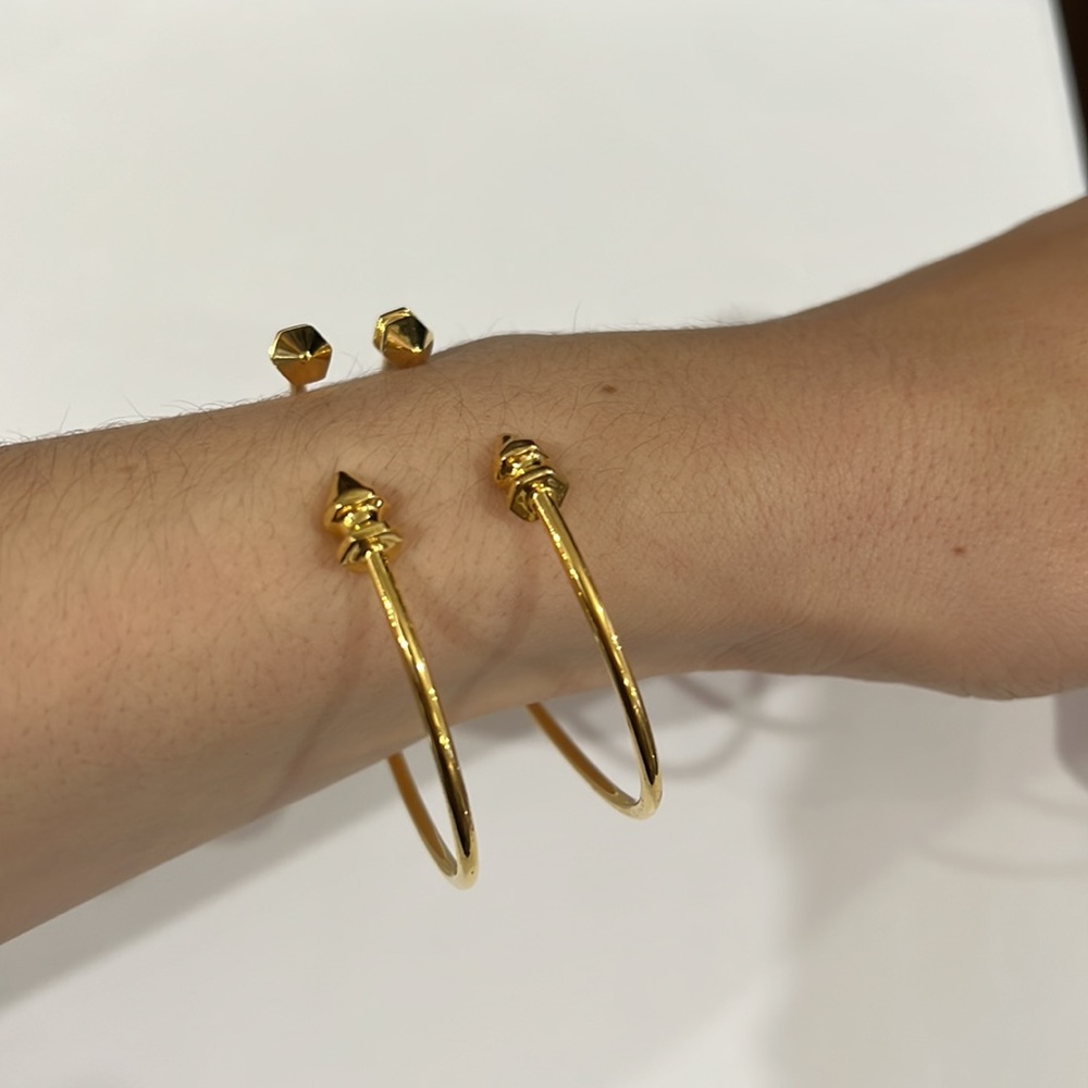 Sarah Chloe Gold Bangles - Picture 7 of 7